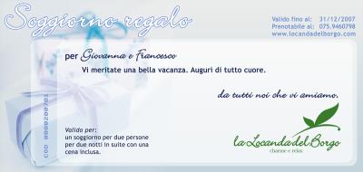 Voucher Regalo